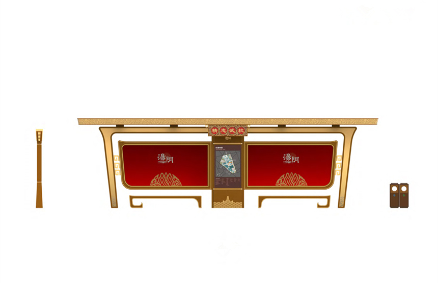 【2019年5月20日】新款公交候車亭安裝完工，改善安陽居民出行環境